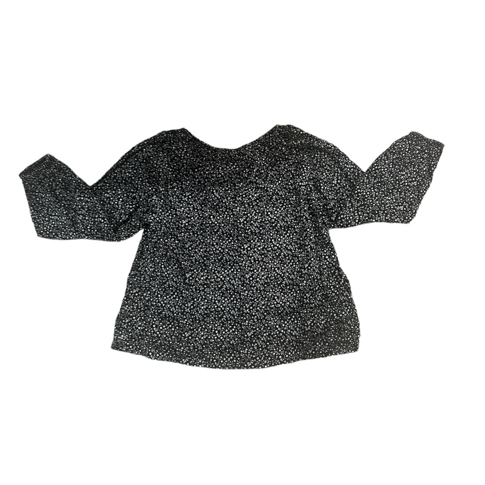 Old Navy Floraly Black Blouse!